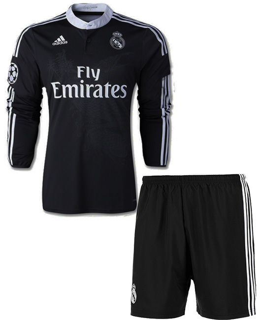 Kit Junior Real Madrid Third 14/15 ML